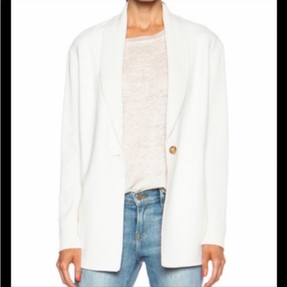 Vince Shawl Collar Wool-blend cardigan